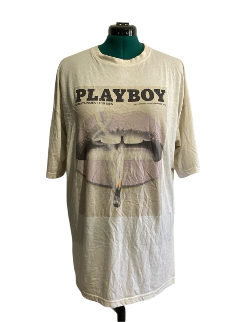 Playboy x Missguided Magazine Cover Oversized T-shirt